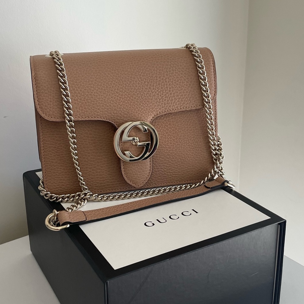 GUCCI Interlocking G Shoulder Bag